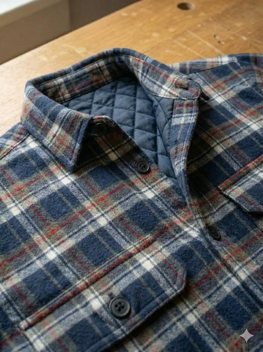 flanela azul marinho - Bear Country