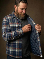 flanela azul marinho - Bear Country