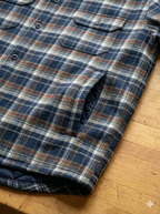 flanela azul marinho - Bear Country